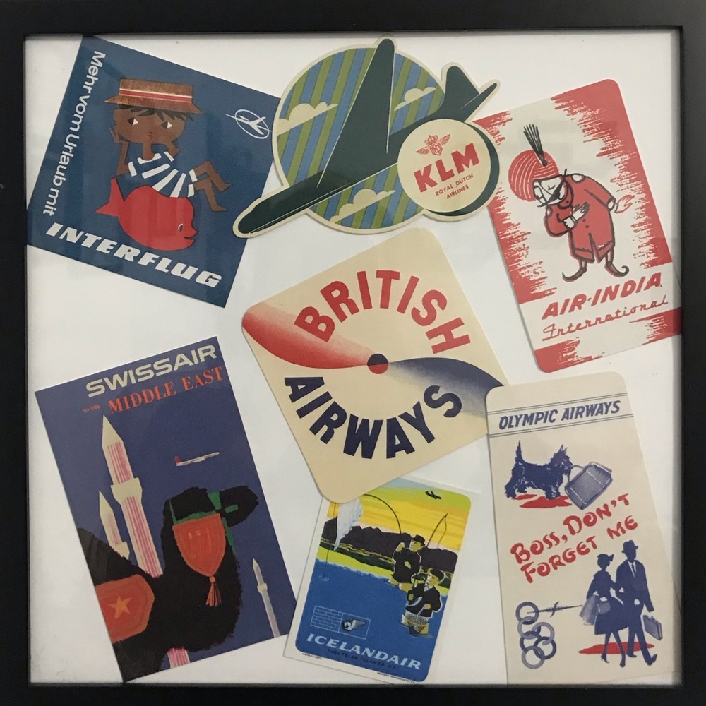 LOUIS VUITTON 30 Post Airlines Labels - Picture 9 of 9